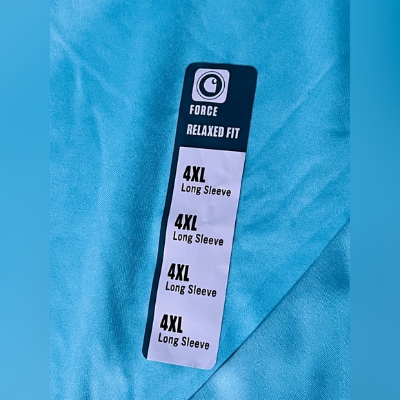 Carhartt force relax fit Turquoise Long Sleeve Hoodie men’s 4XL - Picture 3 of 4